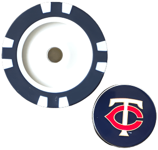 Officially Licensed Minnesota Twins Poker Chip Ball Marker - Club Rehab