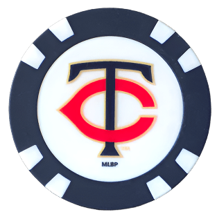 Officially Licensed Minnesota Twins Poker Chip Ball Marker - Club Rehab