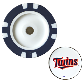 Officially Licensed Minnesota Twins Poker Chip Ball Marker - Club Rehab