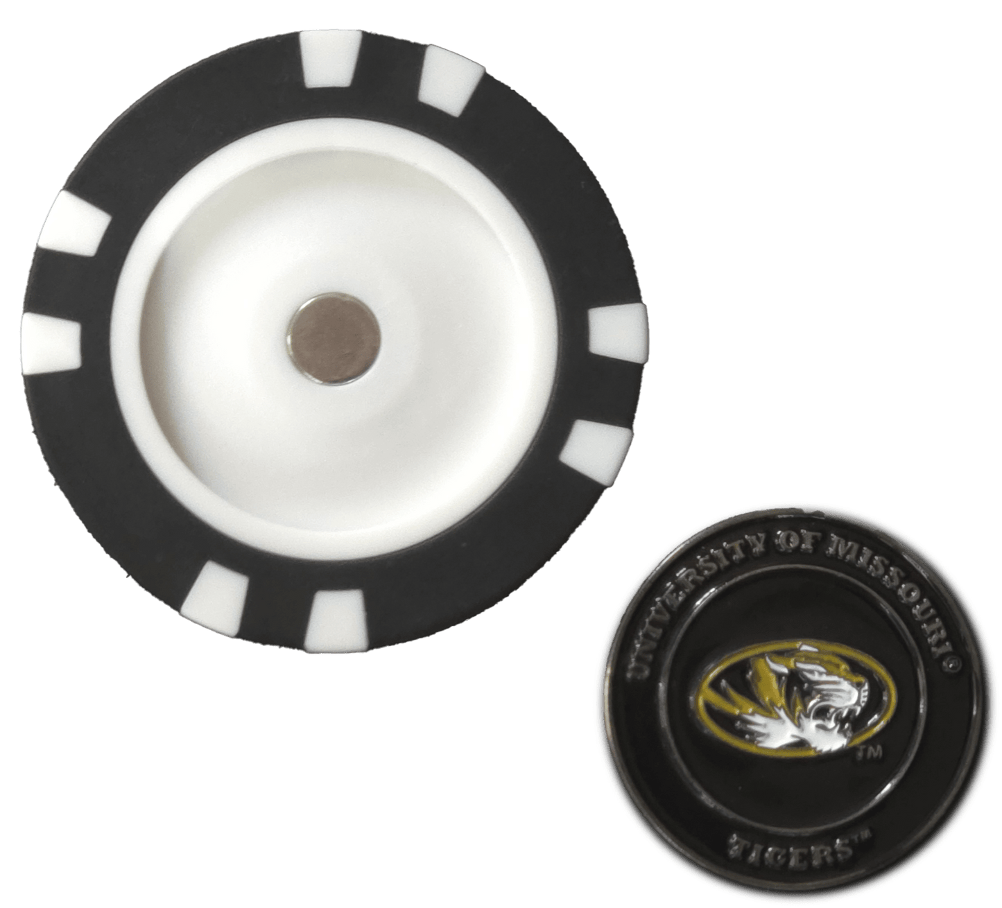 Officially Licensed Missouri Tigers Poker Chip Ball Marker - Club Rehab