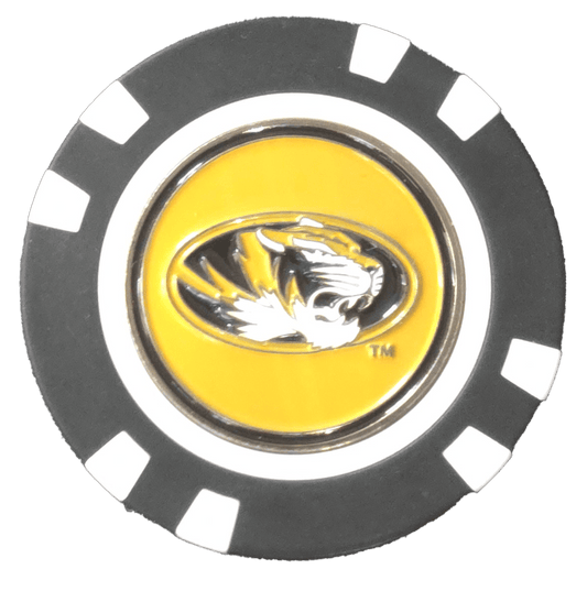 Officially Licensed Missouri Tigers Poker Chip Ball Marker - Club Rehab