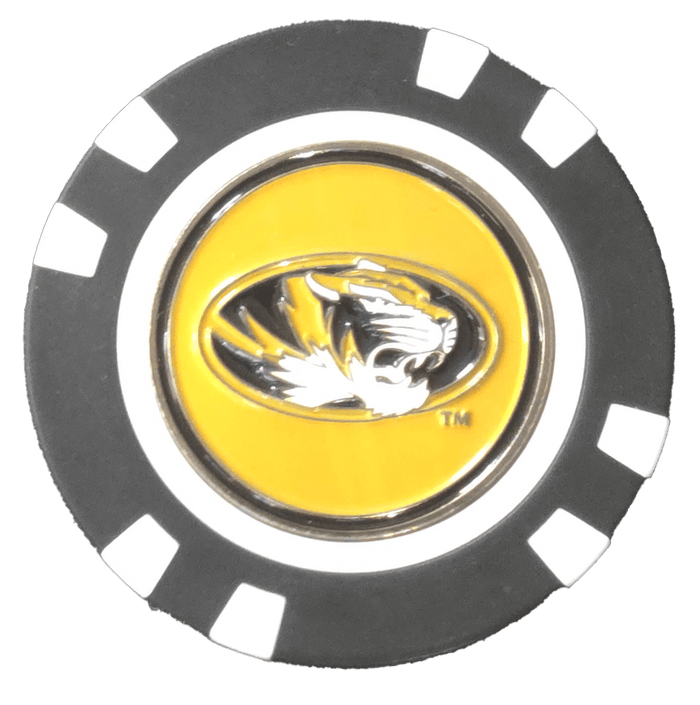 Officially Licensed Missouri Tigers Poker Chip Ball Marker - Club Rehab