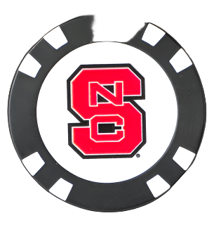 Officially Licensed NC State Wolfpack Poker Chip Ball Marker - Club Rehab