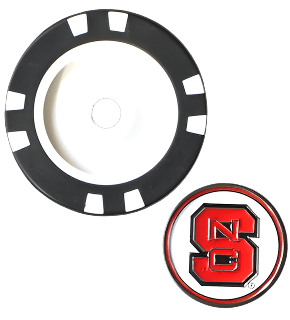 Officially Licensed NC State Wolfpack Poker Chip Ball Marker - Club Rehab