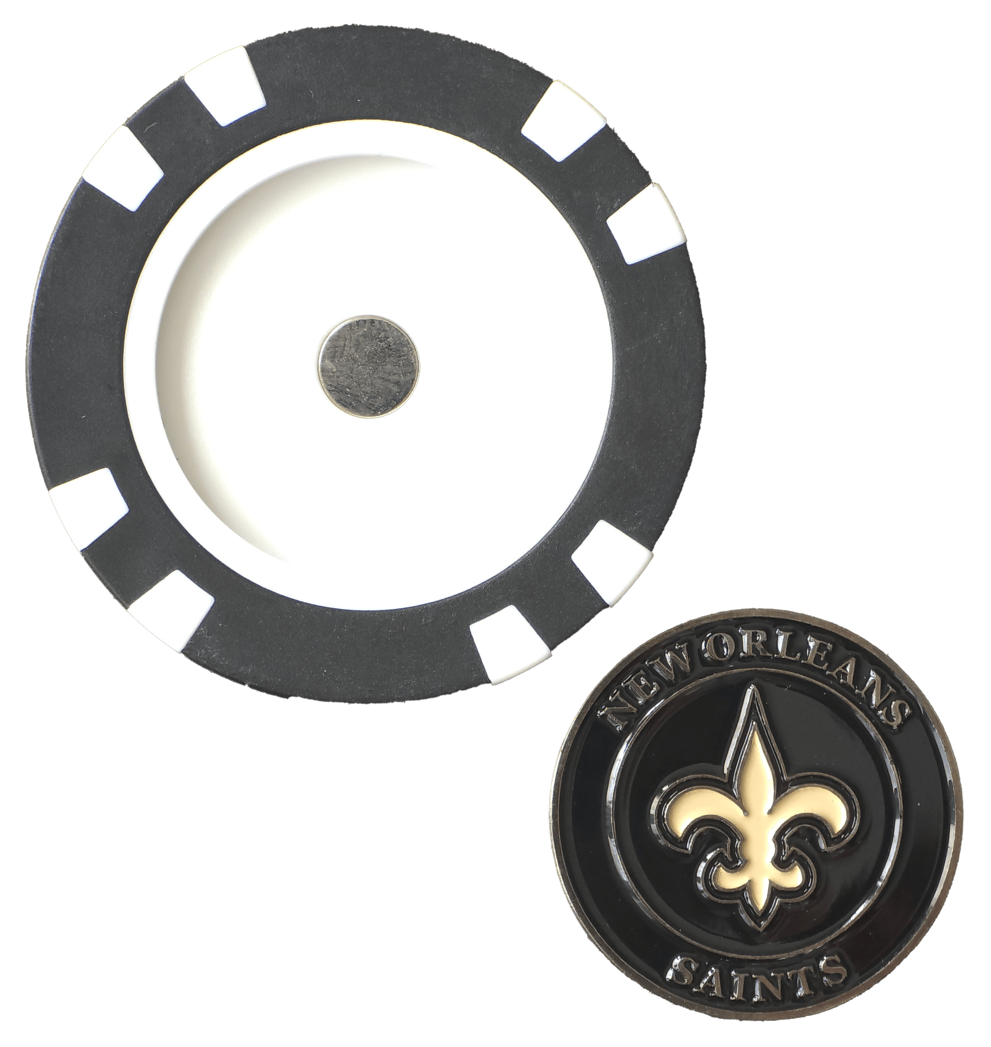Officially Licensed New Orleans Saints Poker Chip Ball Marker - Club Rehab