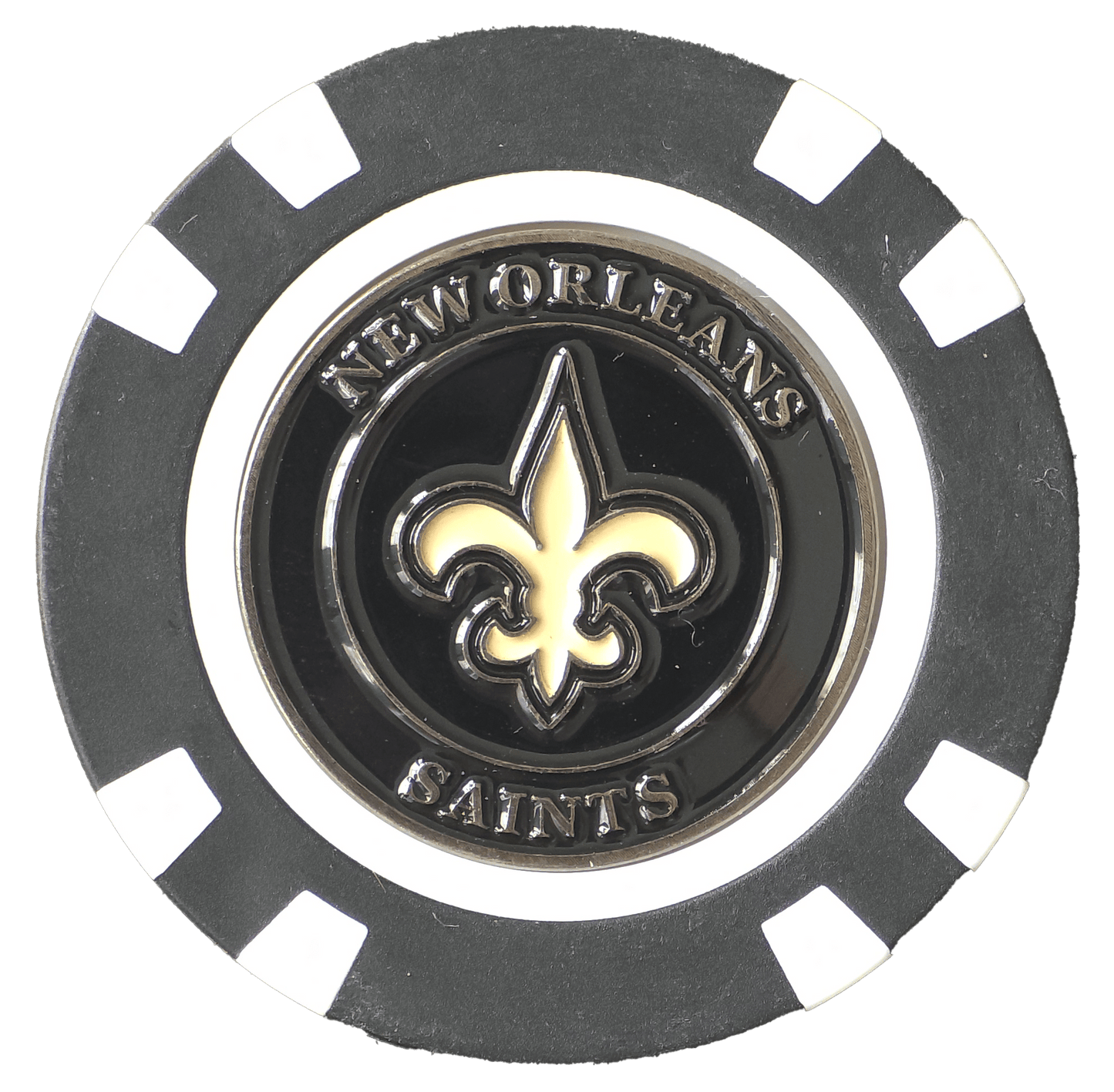 Officially Licensed New Orleans Saints Poker Chip Ball Marker - Club Rehab