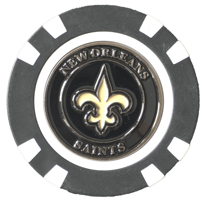 Officially Licensed New Orleans Saints Poker Chip Ball Marker - Club Rehab