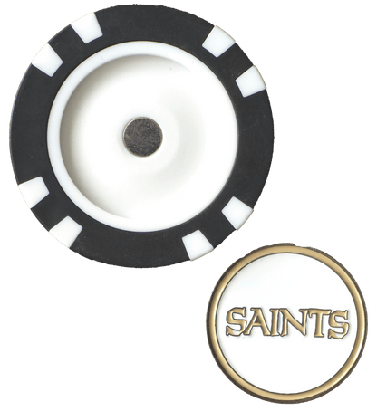 Officially Licensed New Orleans Saints Poker Chip Ball Marker - Club Rehab