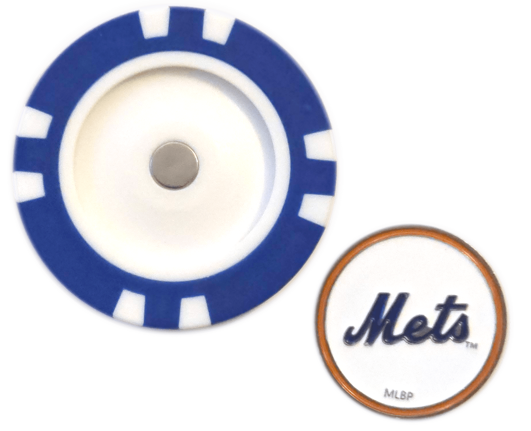 Officially Licensed New York Mets Poker Chip Ball Marker - Club Rehab
