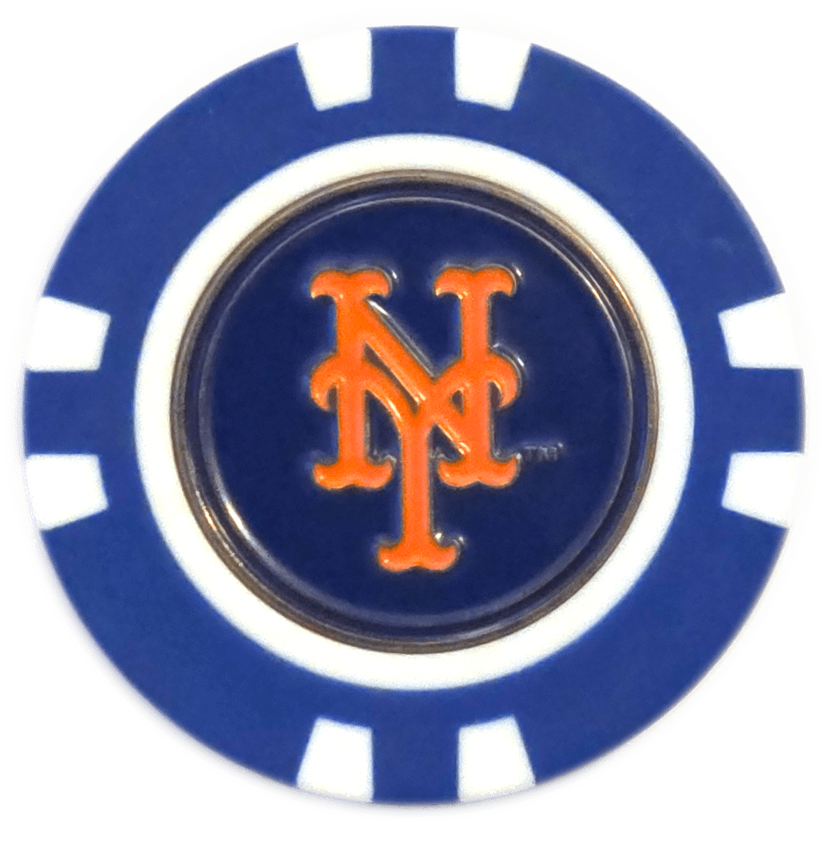 Officially Licensed New York Mets Poker Chip Ball Marker - Club Rehab