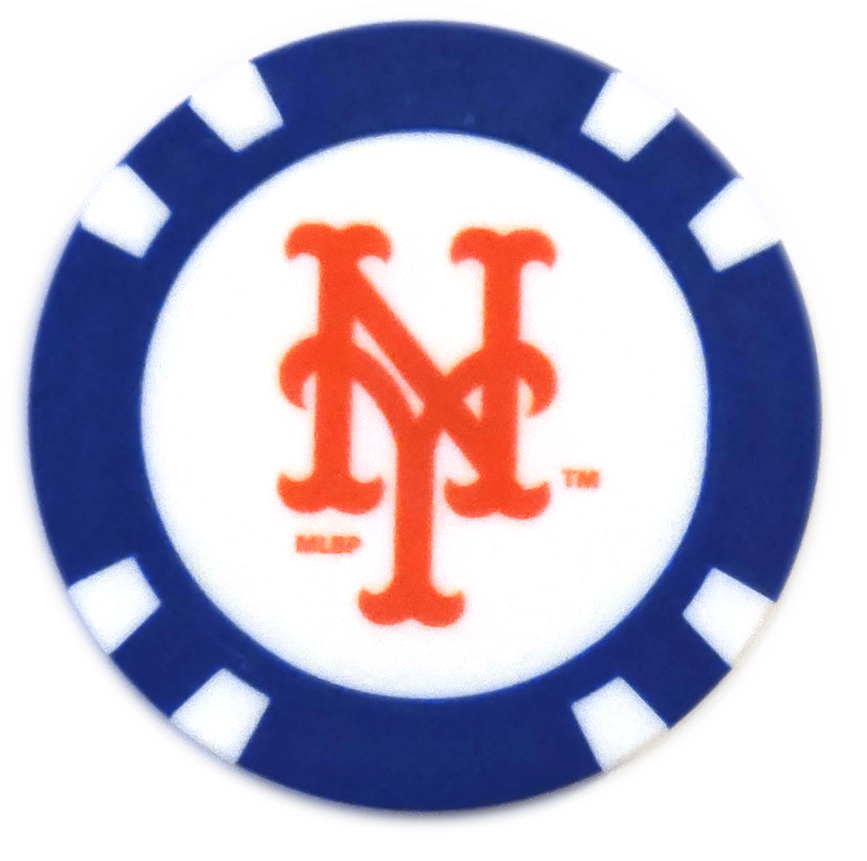 Officially Licensed New York Mets Poker Chip Ball Marker - Club Rehab