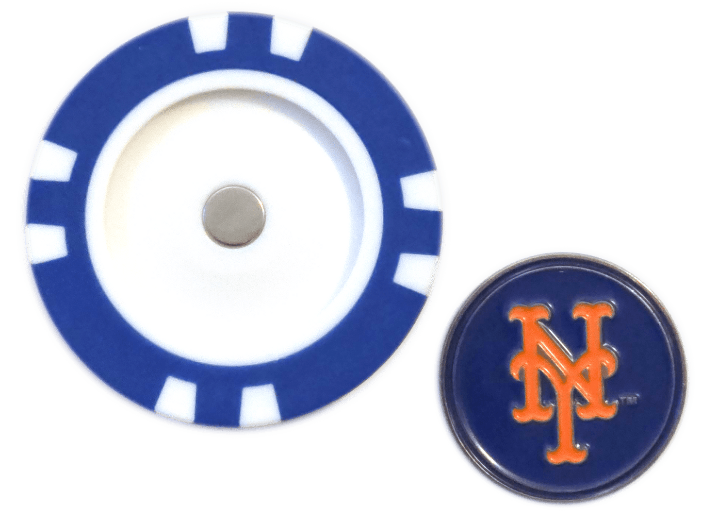 Officially Licensed New York Mets Poker Chip Ball Marker - Club Rehab