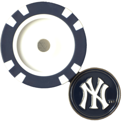 Officially Licensed New York Yankees Poker Chip Ball Marker - Club Rehab