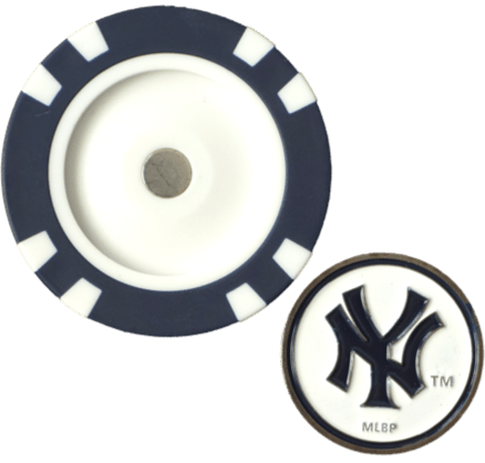 Officially Licensed New York Yankees Poker Chip Ball Marker - Club Rehab