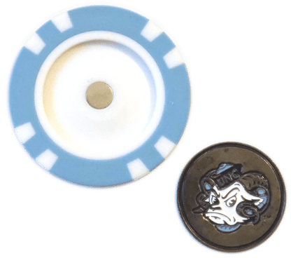 Officially Licensed North Carolina Tar Heels Poker Chip Ball Marker - Club Rehab