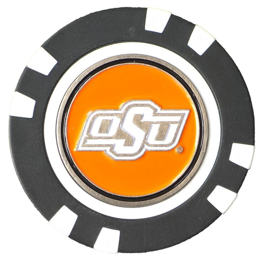 Officially Licensed Oklahoma State Cowboys Poker Chip Ball Marker - Club Rehab - Golf Ball MarkerOfficially Licensed Oklahoma State Cowboys Poker Chip Ball Marker