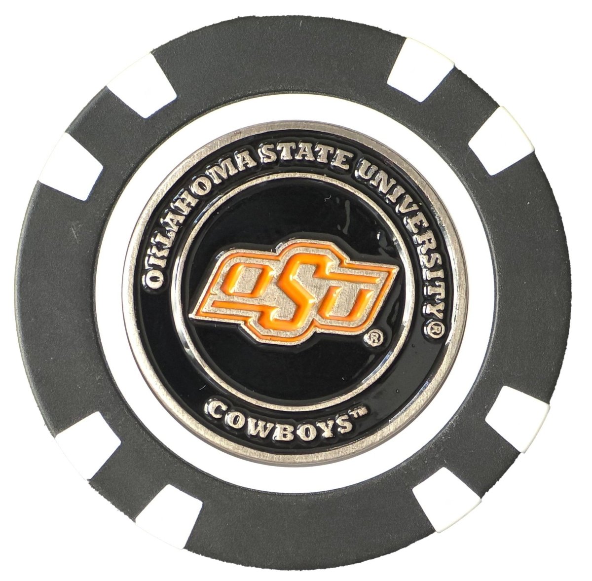 Officially Licensed Oklahoma State Cowboys Poker Chip Ball Marker - Club Rehab - Golf Ball MarkerOfficially Licensed Oklahoma State Cowboys Poker Chip Ball Marker