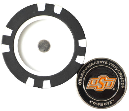 Officially Licensed Oklahoma State Cowboys Poker Chip Ball Marker - Club Rehab - Golf Ball MarkerOfficially Licensed Oklahoma State Cowboys Poker Chip Ball Marker