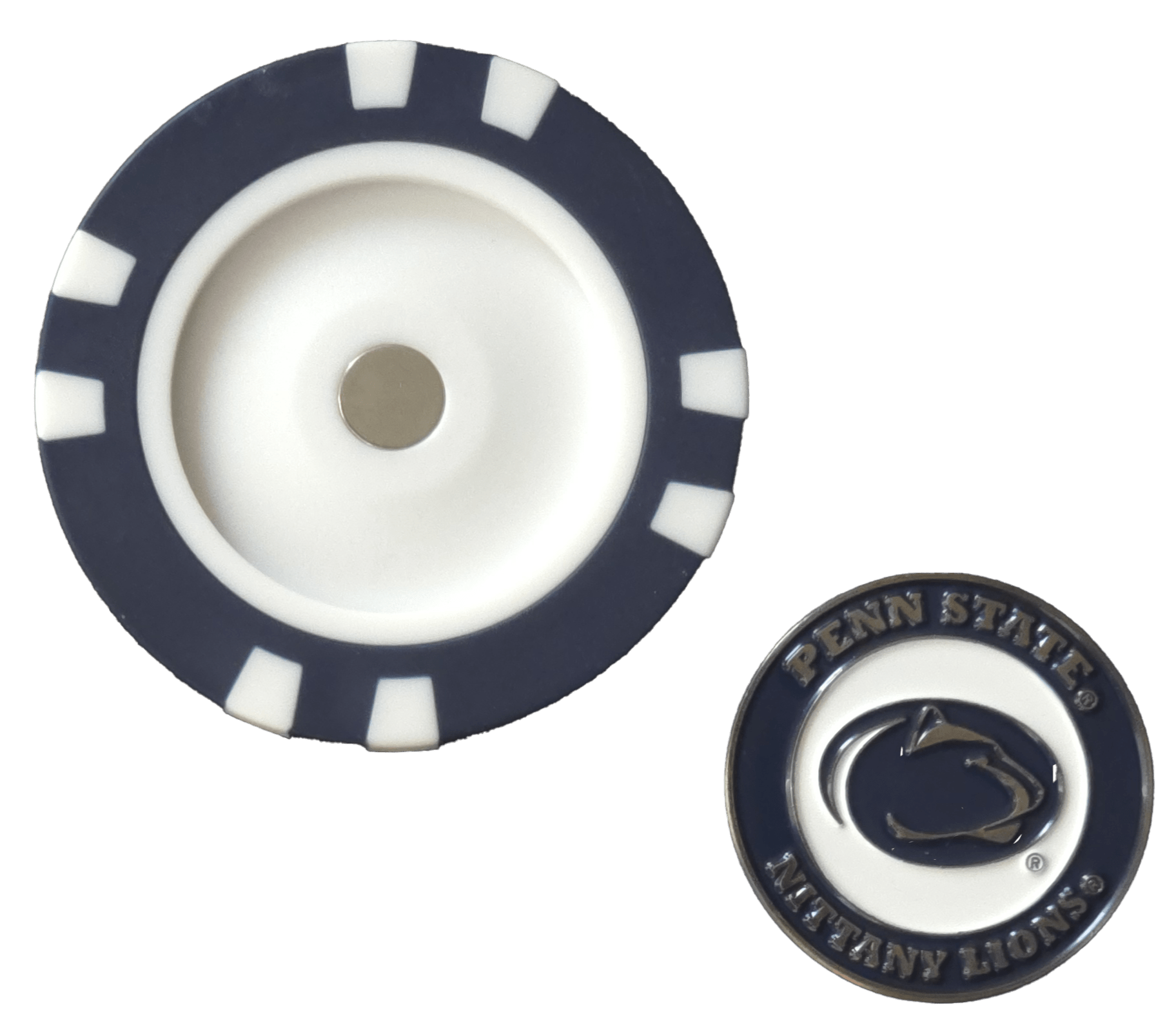 Officially Licensed Penn State Nittany Lions Poker Chip Ball Marker - Club Rehab