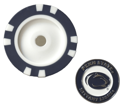 Officially Licensed Penn State Nittany Lions Poker Chip Ball Marker - Club Rehab