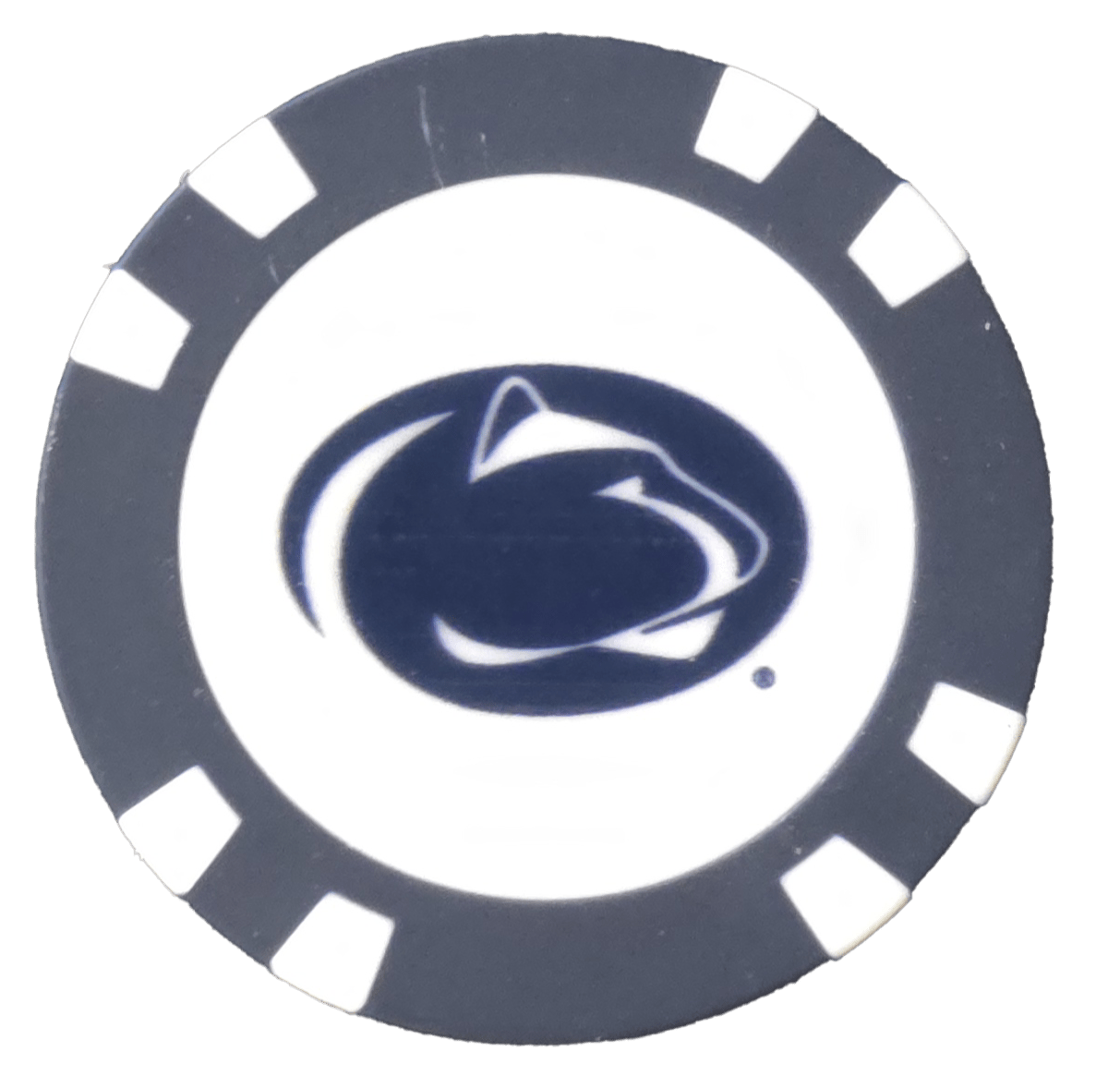 Officially Licensed Penn State Nittany Lions Poker Chip Ball Marker - Club Rehab