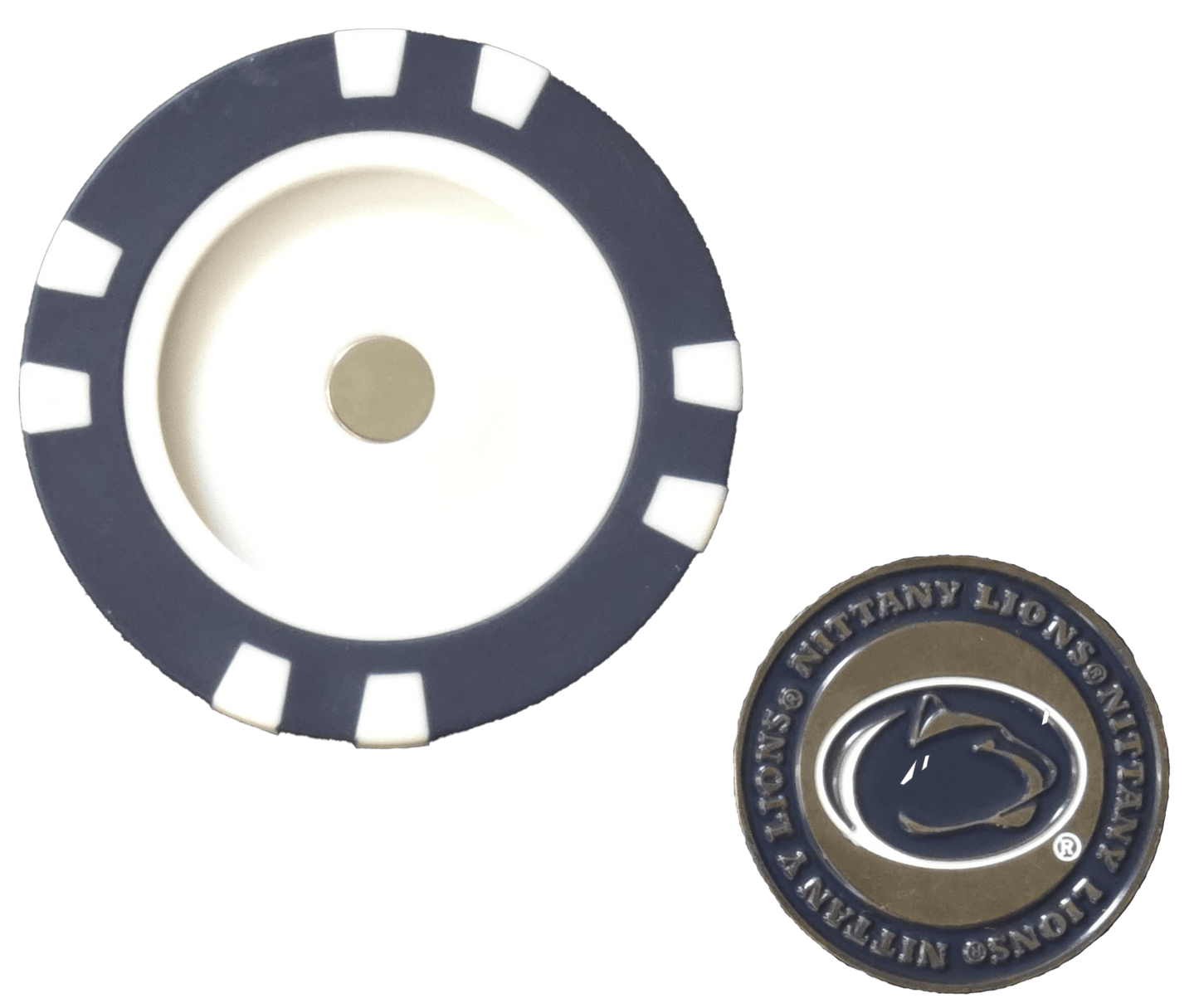 Officially Licensed Penn State Nittany Lions Poker Chip Ball Marker - Club Rehab