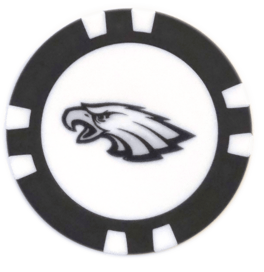 Officially Licensed Philadelphia Eagles Poker Chip Ball Marker - Club Rehab