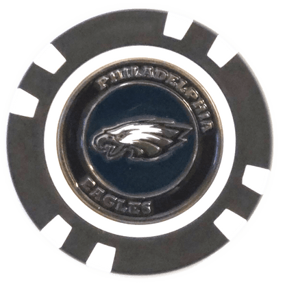 Officially Licensed Philadelphia Eagles Poker Chip Ball Marker - Club Rehab