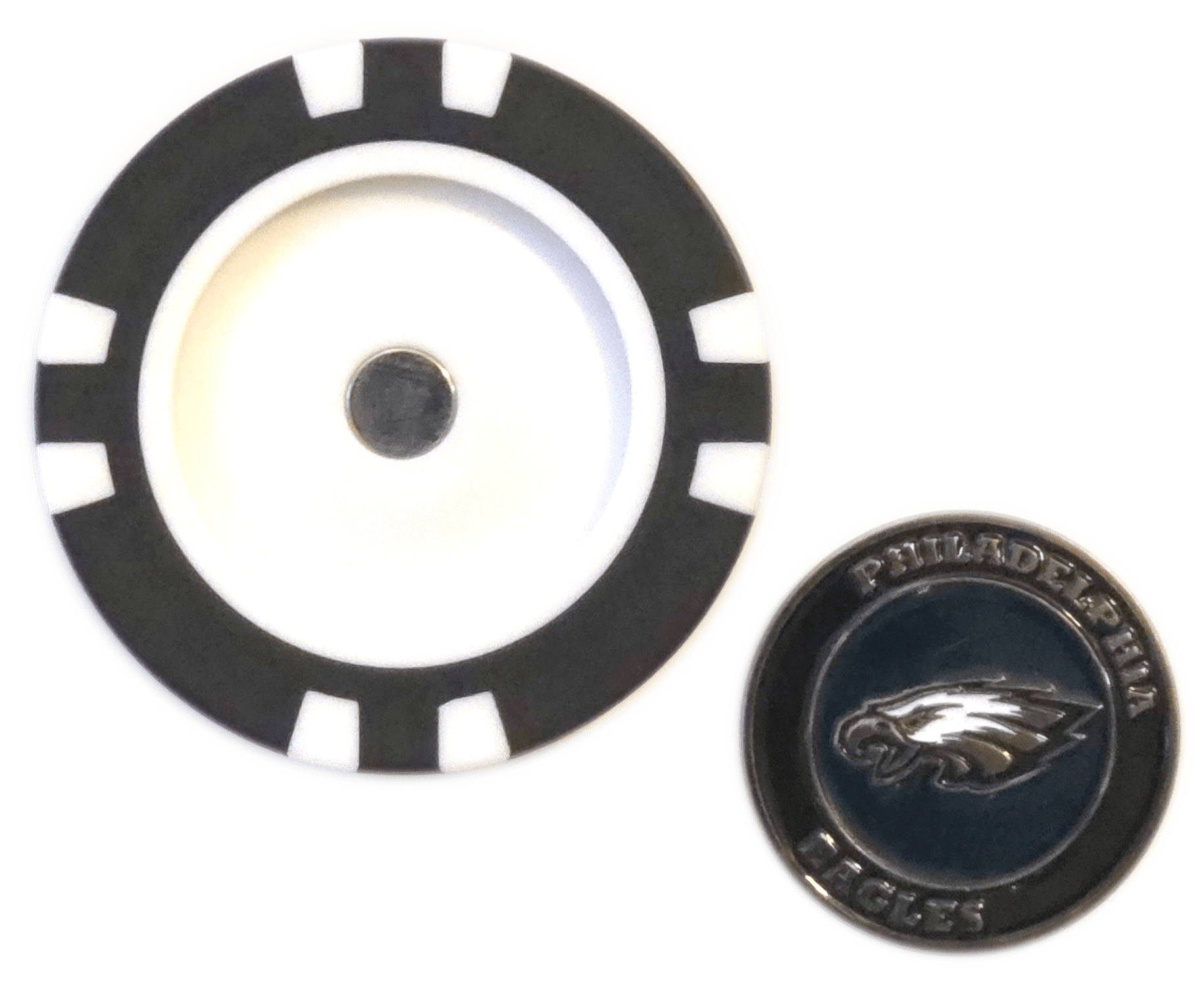 Officially Licensed Philadelphia Eagles Poker Chip Ball Marker - Club Rehab
