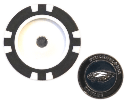 Officially Licensed Philadelphia Eagles Poker Chip Ball Marker - Club Rehab
