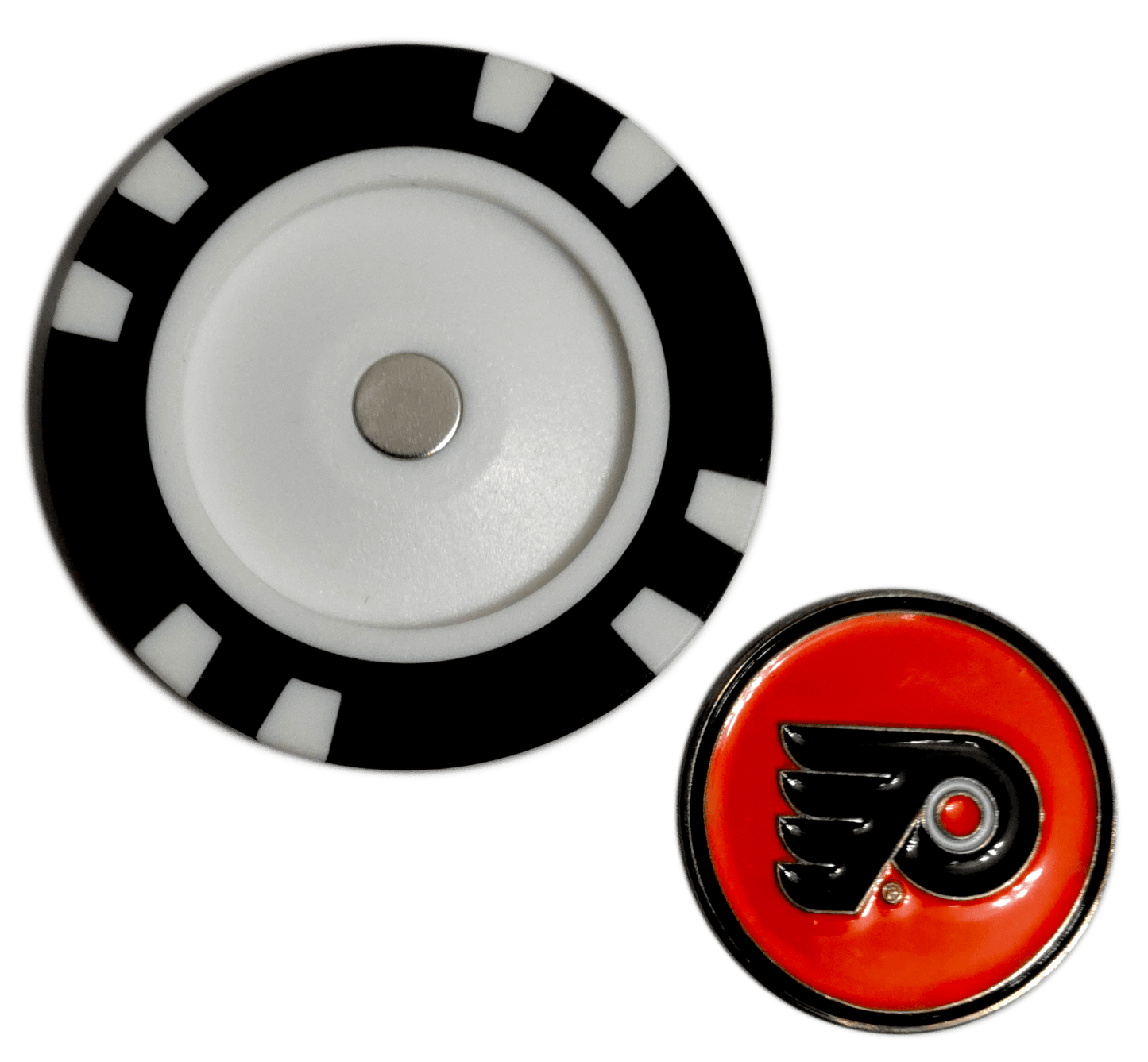 Officially Licensed Philadelphia Flyers Poker Chip Golf Ball Marker - Club Rehab