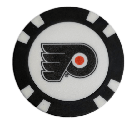 Officially Licensed Philadelphia Flyers Poker Chip Golf Ball Marker - Club Rehab