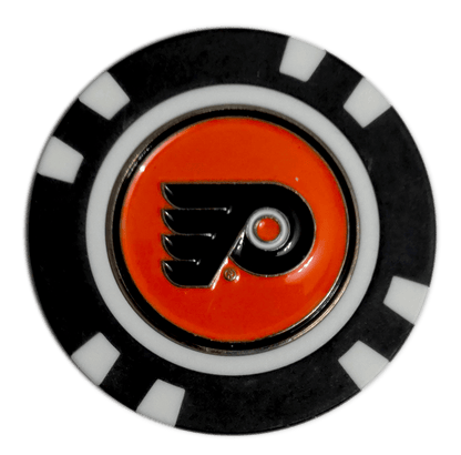 Officially Licensed Philadelphia Flyers Poker Chip Golf Ball Marker - Club Rehab