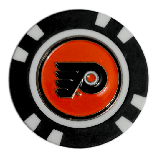 Officially Licensed Philadelphia Flyers Poker Chip Golf Ball Marker - Club Rehab