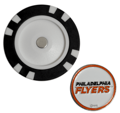 Officially Licensed Philadelphia Flyers Poker Chip Golf Ball Marker - Club Rehab