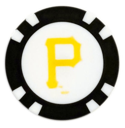 Officially Licensed Pittsburgh Pirates Poker Chip Ball Marker - Club Rehab