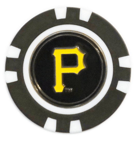 Officially Licensed Pittsburgh Pirates Poker Chip Ball Marker - Club Rehab
