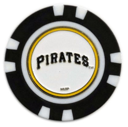 Officially Licensed Pittsburgh Pirates Poker Chip Ball Marker - Club Rehab