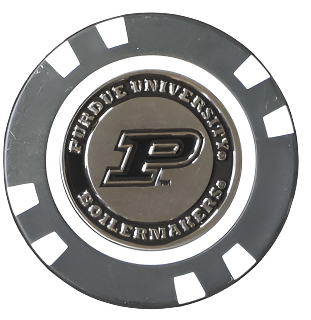 Officially Licensed Purdue Boilermakers Poker Chip Ball Marker - Club Rehab