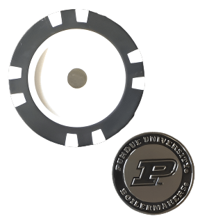 Officially Licensed Purdue Boilermakers Poker Chip Ball Marker - Club Rehab