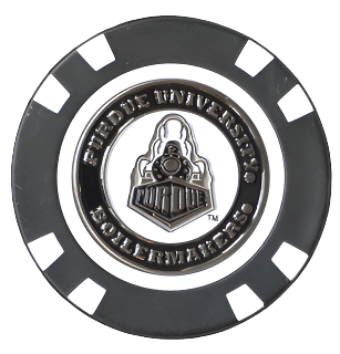 Officially Licensed Purdue Boilermakers Poker Chip Ball Marker - Club Rehab