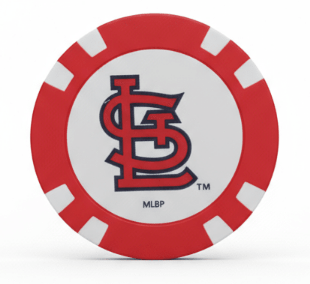 Officially Licensed St. Louis Cardinals Poker Chip Ball Marker - Club Rehab
