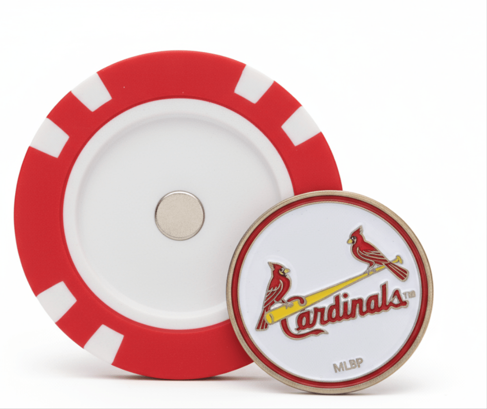 Officially Licensed St. Louis Cardinals Poker Chip Ball Marker - Club Rehab