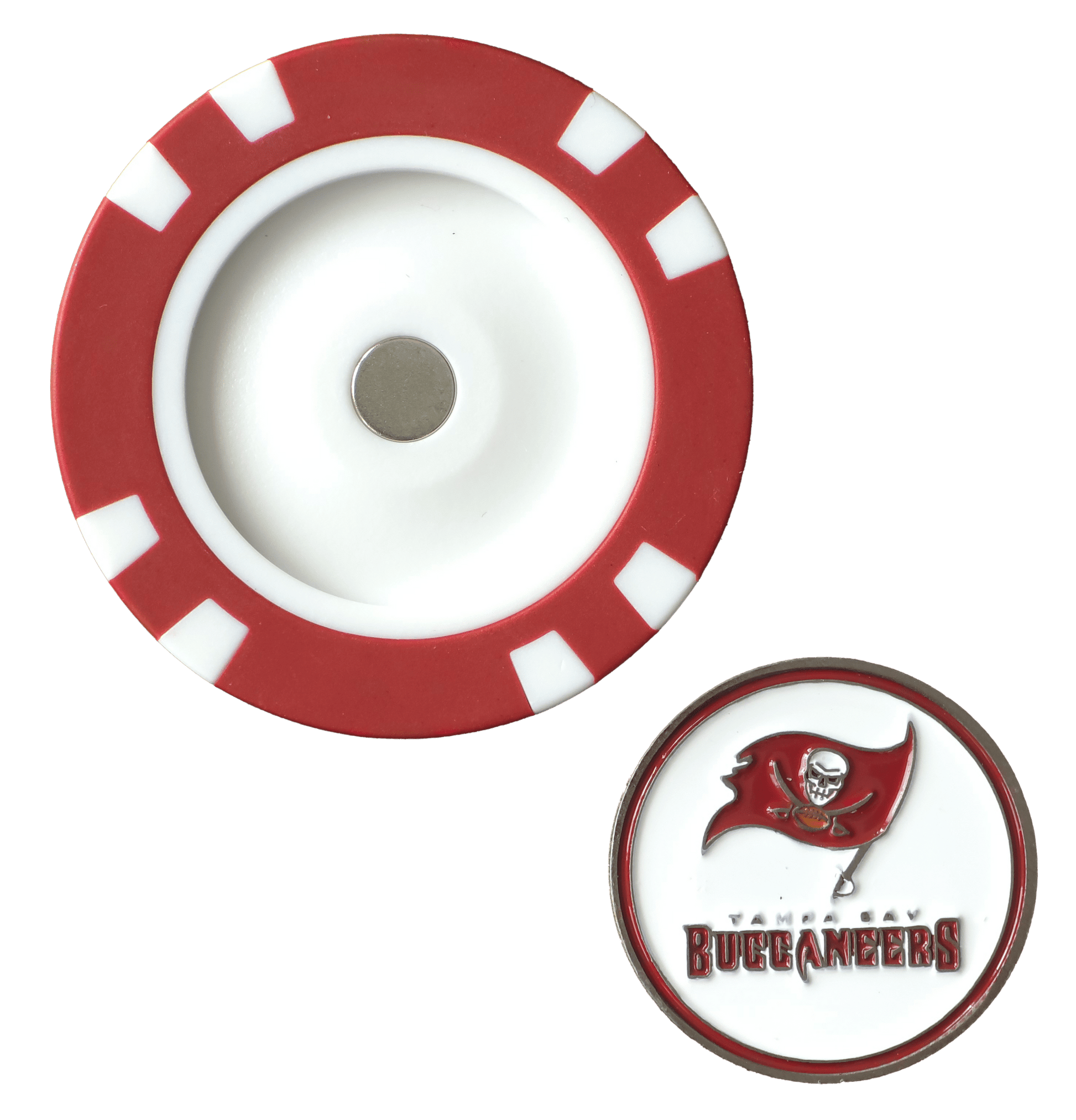 Officially Licensed Tampa Bay Buccaneers Poker Chip Ball Marker - Club Rehab