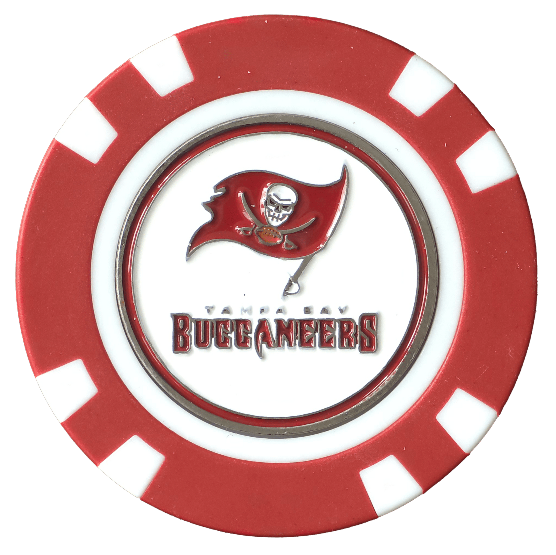 Officially Licensed Tampa Bay Buccaneers Poker Chip Ball Marker - Club Rehab
