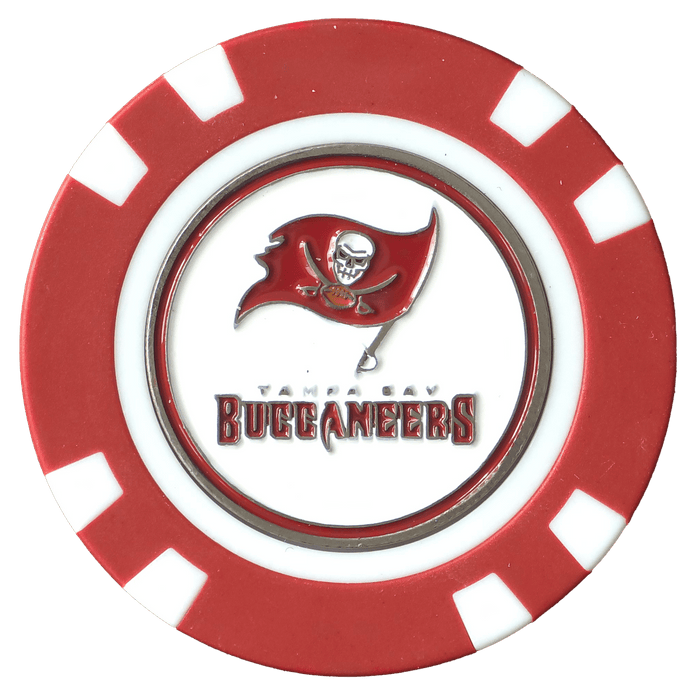 Officially Licensed Tampa Bay Buccaneers Poker Chip Ball Marker - Club Rehab