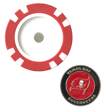 Officially Licensed Tampa Bay Buccaneers Poker Chip Ball Marker - Club Rehab
