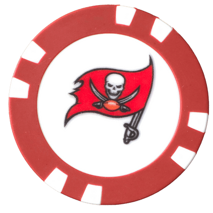 Officially Licensed Tampa Bay Buccaneers Poker Chip Ball Marker - Club Rehab