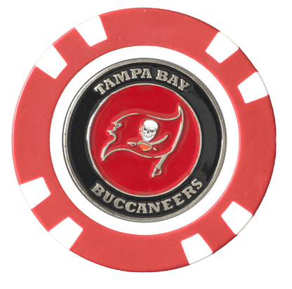 Officially Licensed Tampa Bay Buccaneers Poker Chip Ball Marker - Club Rehab