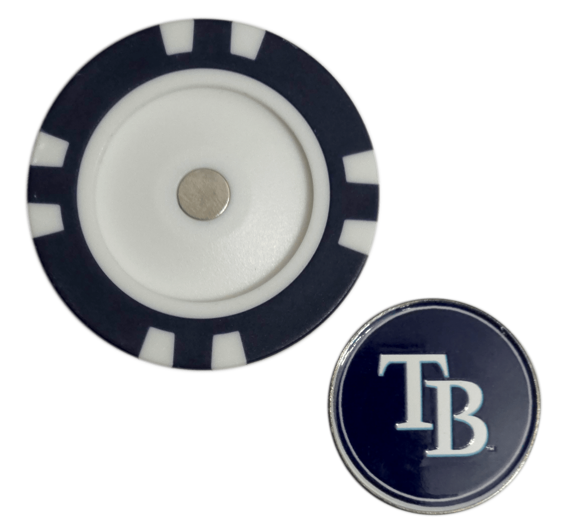 Officially Licensed Tampa Bay Rays Poker Chip Golf Ball Marker - Club Rehab
